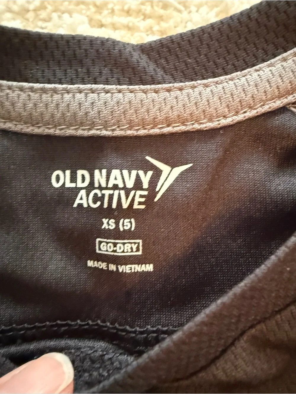 Old Navy boys dri fit  Crew Neck Tee - Black & Navy